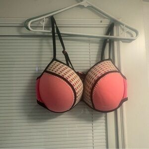 Victoria's Secret Pink and Black bikini top